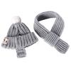 Knitted Dog Winter Hat Scarf Set,Pet Hat Scarf New Year Winter Warm Cap Dog Costumes Accessories Pet Outfits Gift