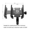 For SUPER SOCO CPx CUx CU TC 50/MAX/WANDERER TS TSX 1500 2019-2026 Motorcycle Handlebar Mobile Phone Holder GPS Stand Bracket