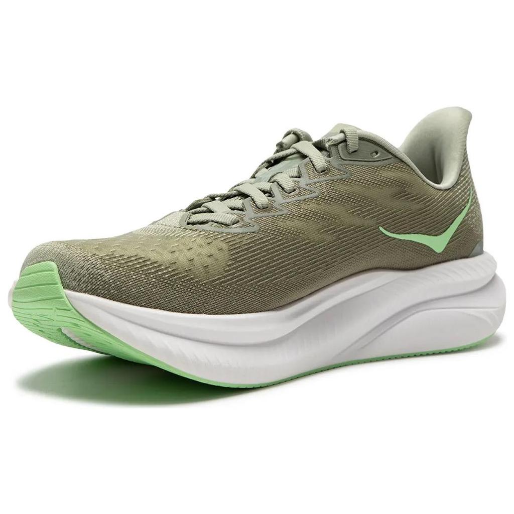 new HOKA ONE ONE MACH 6 Abrasion Resistant Low Top Training Running Shoes Men's Cyan