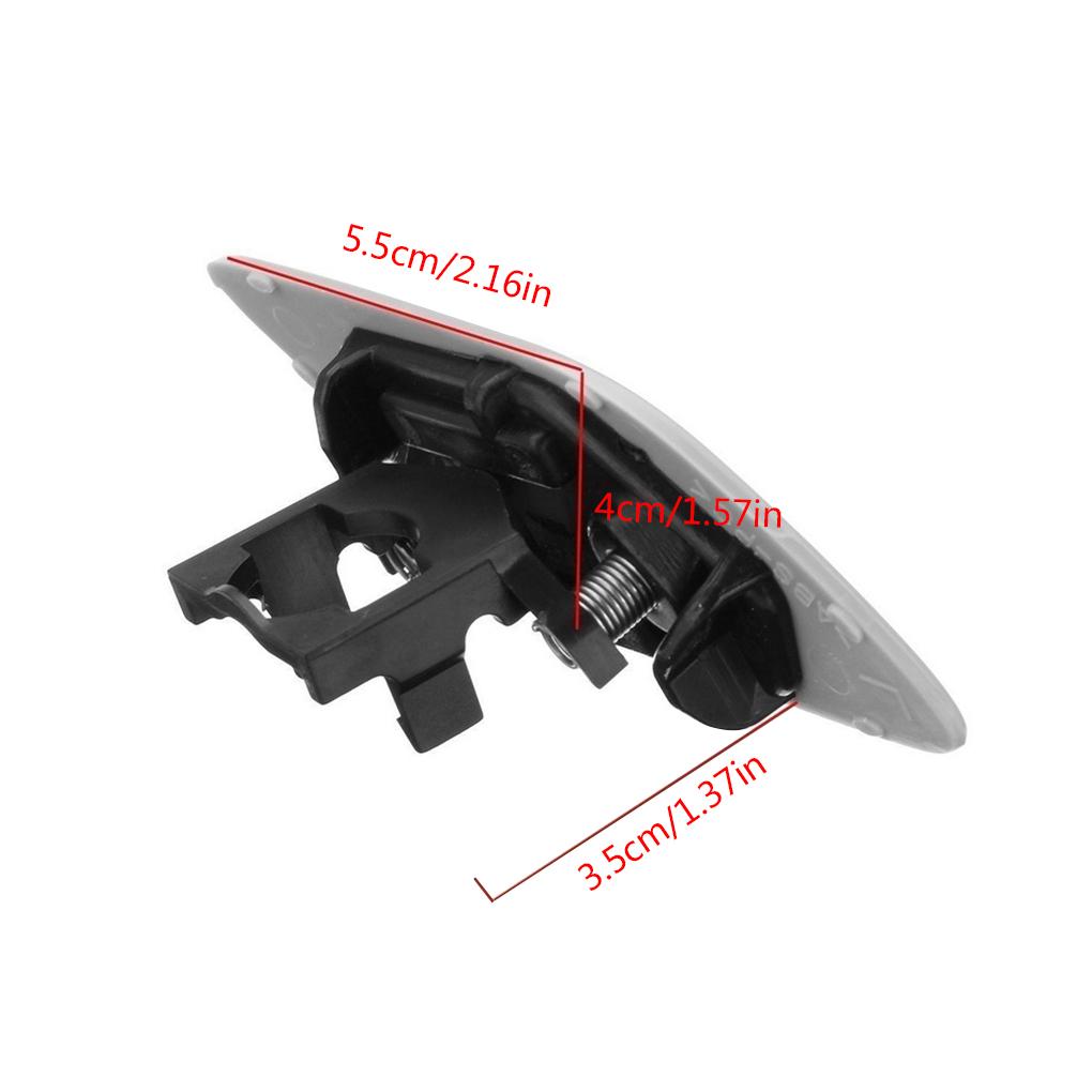 61677171659 Left/61677171660 Right Side Plastic Light Washer Nozzle Cap Cover Replacement for E92 2006\-2009