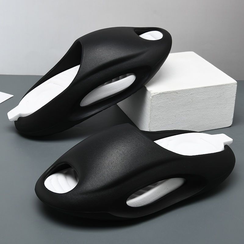 

Вуличні тапочки Ins Coconut Чоловічий літній одяг 2025 Новий товстий низ Пляжний спортивний одяг проти ковзання 42-43