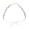 Ceinture strassée argentée pour robe de mariage ou de soirée pour femme - Élégant accessoire de taille