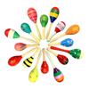 11/19cm Wooden Maraca Sounding Sand Hammer Classical Orff Musical Instrument Toys Ensemble Background Sound Producing Instrument