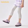 Balabala Girls' Leggings, Children's Pants, 2025 Summer Outfit, New Mid Size Children's Five Quarter Pants, Dance Casual Pants