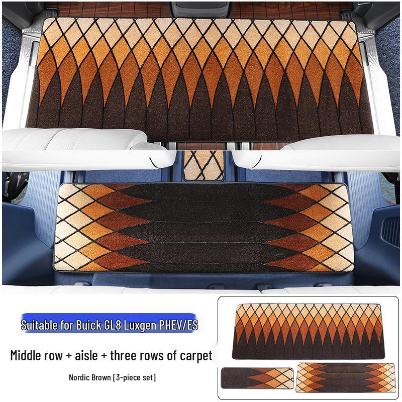 Buick GL8 Lu Zun 24-25 Model PHEV/ES Middle Row Floor Mats Carpet Upgrade