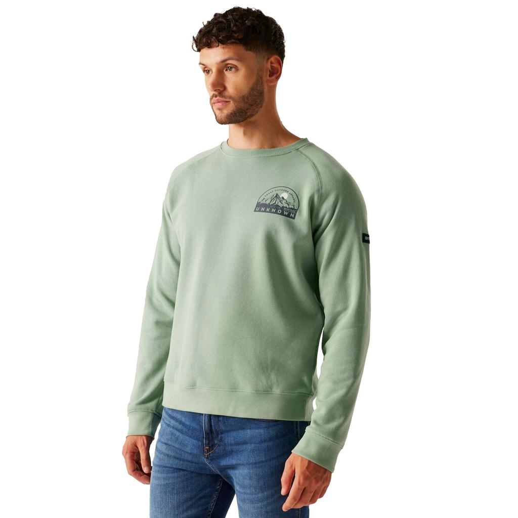 Regatta Mens Nithsdale Mountain Crew Neck Sweatshirt