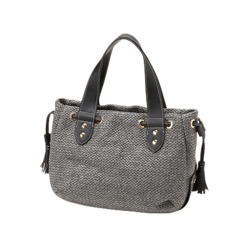 

[Rubaga Jerry] tote bag side tassel summer tote S size Gray(11)