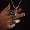 Retro Viking Spear Arrowhead Kunai Primal Necklaces for Men Rock Punk Stainless Steel Tribal Pendants Jewelry New In Necklace