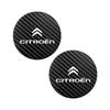 AJR2   2Pcs of carbon brazing anti slip car cup pad rubber pad interior For Citroen C4 C3 C2 C1 C5 DS3 Berlingo Xsara Grand sticker