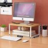Desktop Bookshelf Monitor Riser and Storage Rack for Office Desk