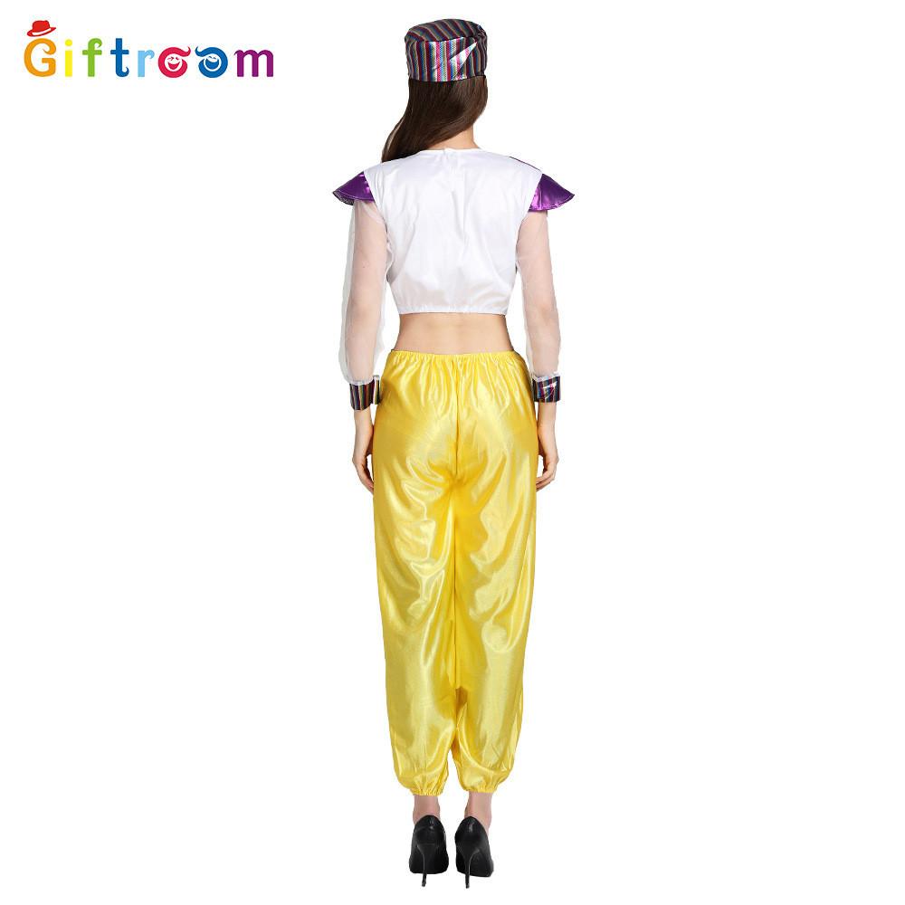 Exquisite Arabian Prince And Princess Costume Crafted From Durable Polyester Fabric