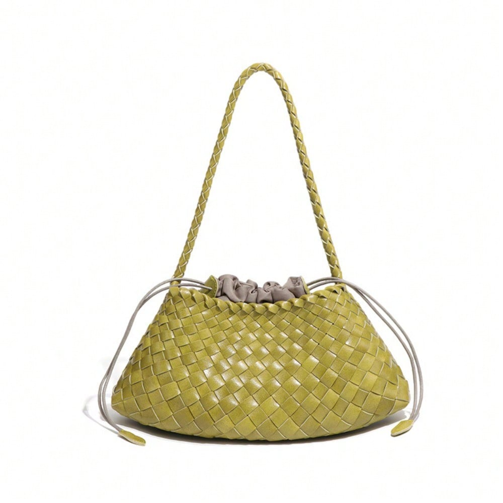 Sac à Bandoulière pour Femme Sac d'Aisselle Sac à Main Rétro Lemon yellow multicolore