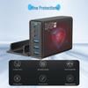 200W GaN Multi-Port Charger for Apple Laptops: 6-Port PD Fast Charging Plug