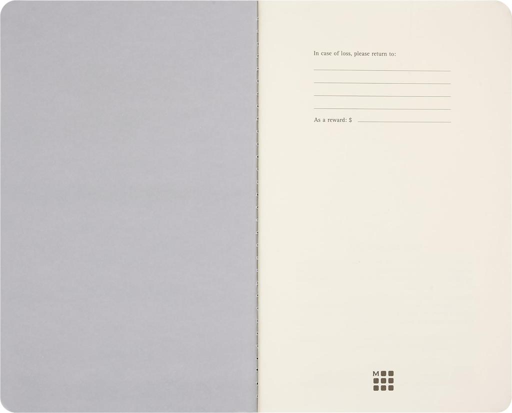 Moleskine Notebook Set of Cahier Large Size X Light SKCAHLP7063S2 2, NASA-Inspired Journal, (13cm 21cm), Gray,