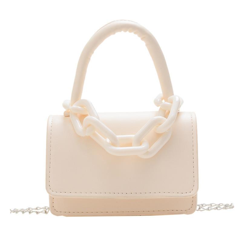 Чарівна дитяча сумочка зі штучної шкіри Модна сумка через плече на ланцюжку Мила сумка-шопер для дівчаток