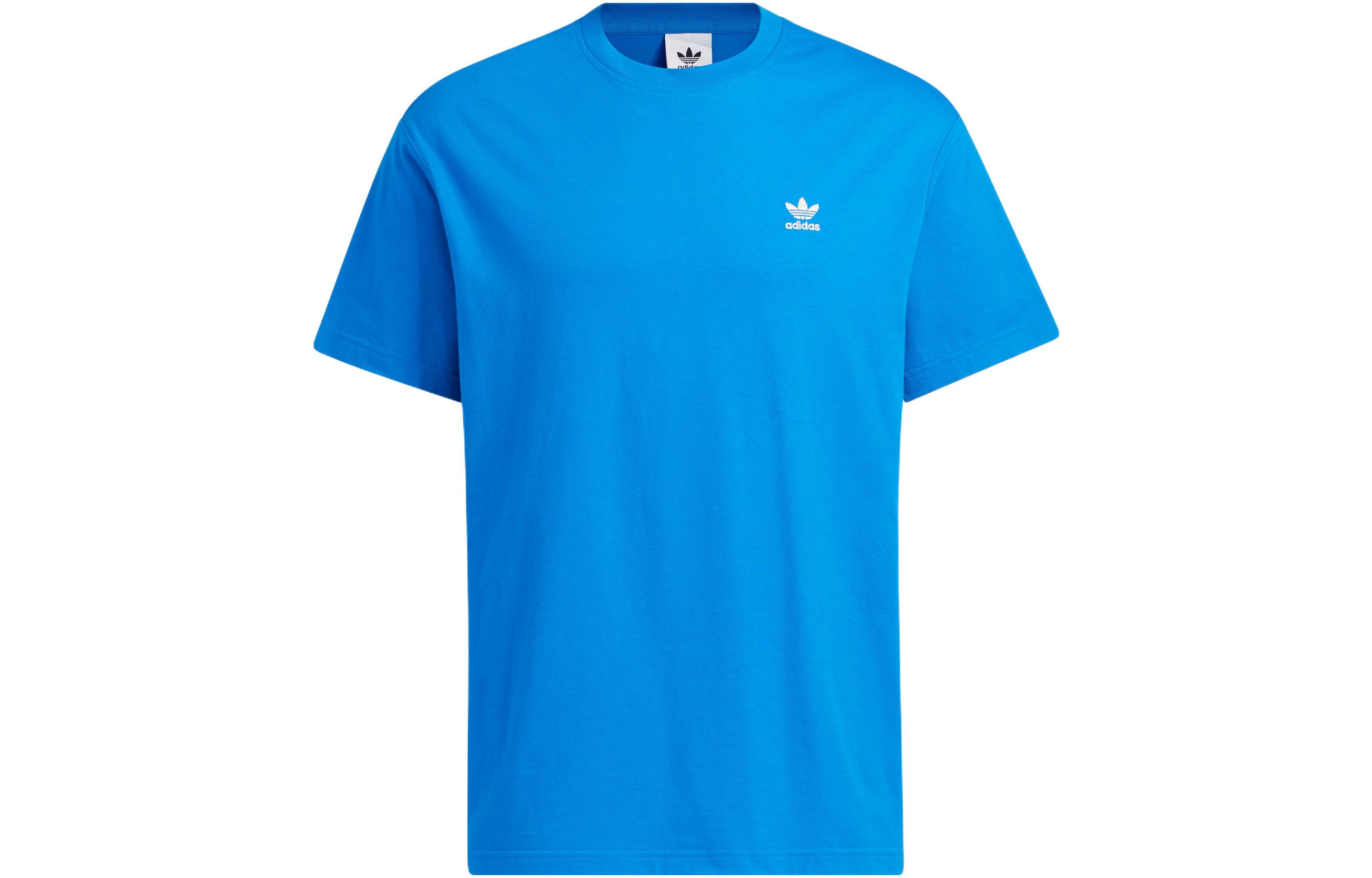 Adidas Originals T Shirt Unisex Bird Feather Blue IK8652 M