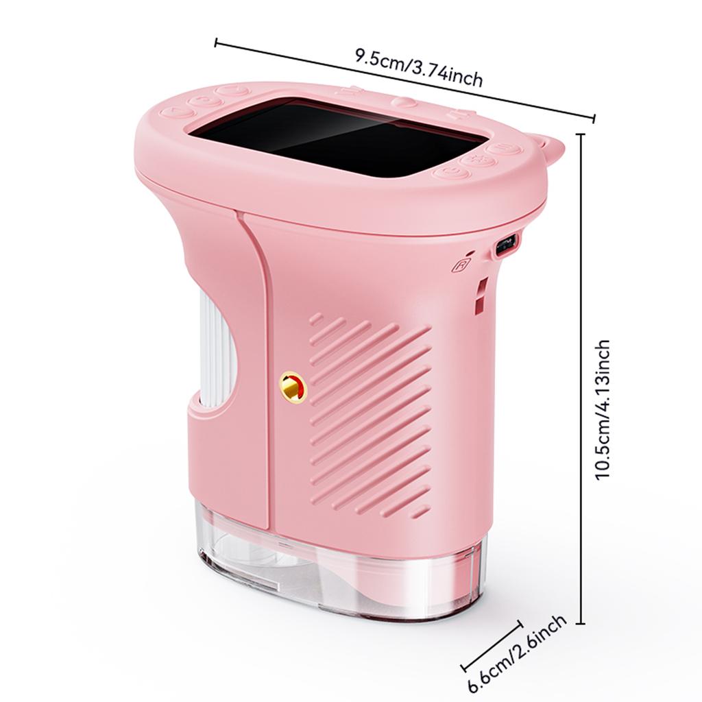 Kinder Digitalmikroskop 1000X 1080P Handliches Mini-Taschenmikroskop mit 2,4 Zoll IPS-Bildschirm Wiederaufladbar für Kinder Schüler