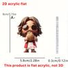 Cartoon cute child prayer 2D acrylic flat pendant ornament Easter Halloween Christmas pendant