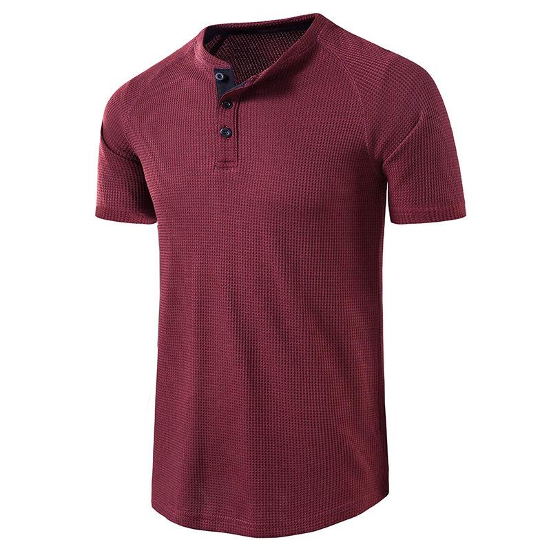 Men's European & American Classic Outdoor Round Neck Short-Sleeve WAGFO Henry T-Shirt