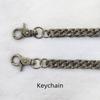 Men's Hip-Hop Punk Bronze Metal Jeans Waist Chain Pendant