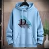 Design Pattern Hooded Hoodie for Men and Boys Large Size Long Sleeve Sportshirt Pullover