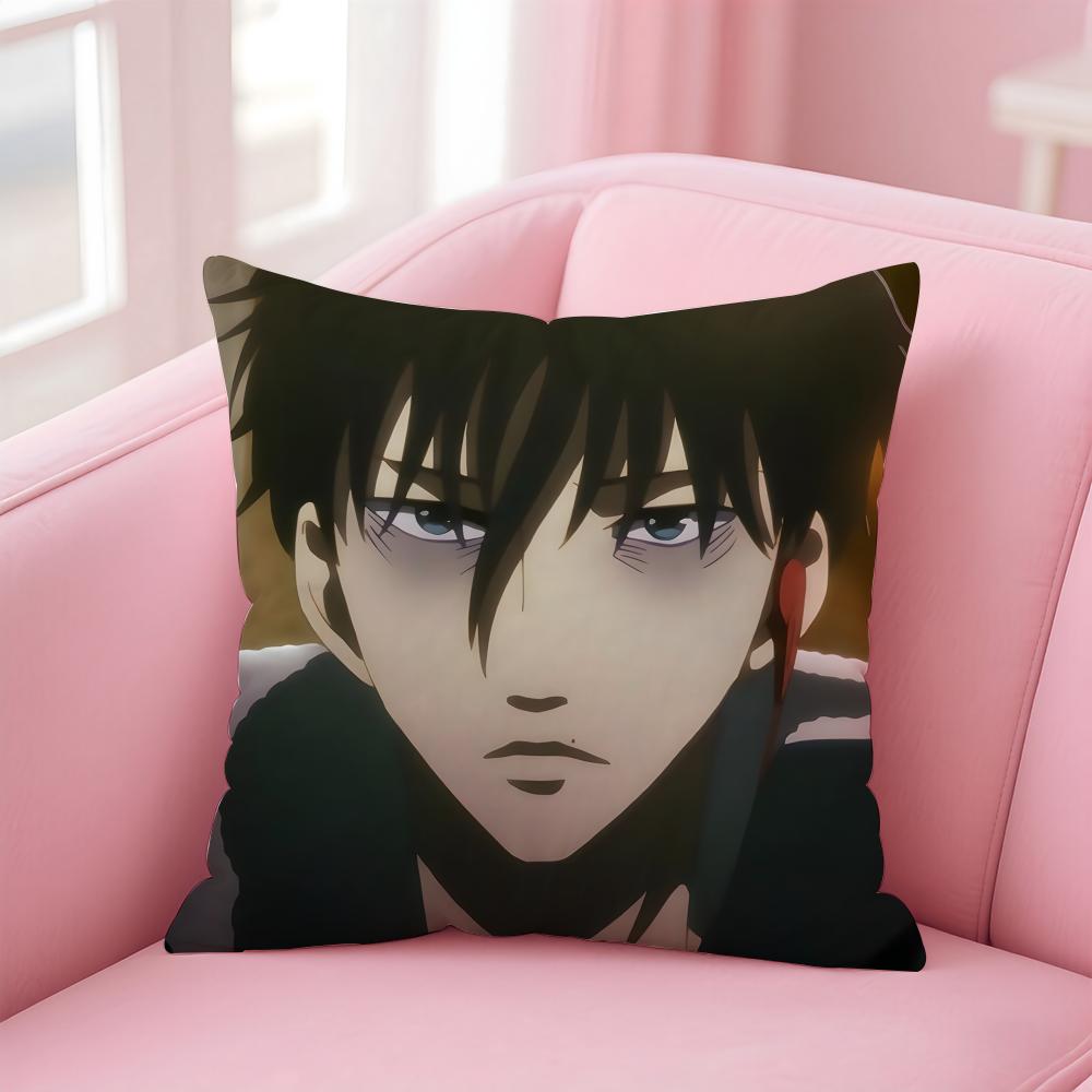 Cartoon Anime DDEVILS LINEL Cushion Cover Pillow Case Soft Skin Friendly Fabric  Concealed Zipper