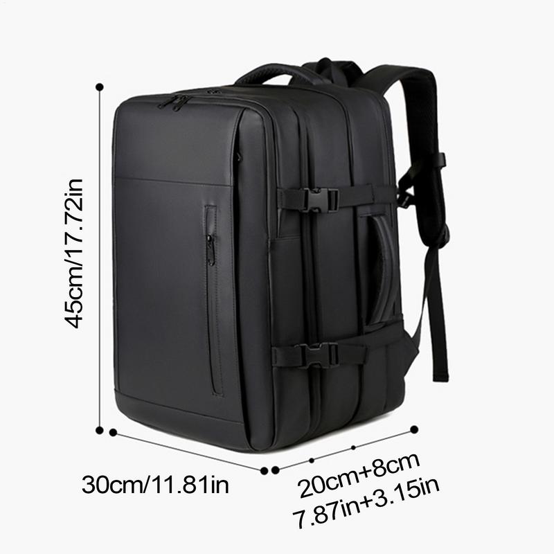 Large-capacity Vacuum Compression Backpack Expandable Travel Vacpack Backpack with Lock Vacuum Compression Sealing Daypack