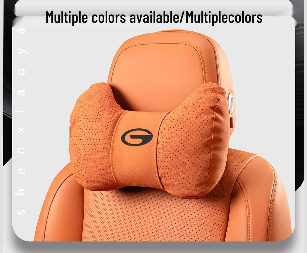 Trumpchi Car Headrest Neck Pillow & Lumbar Support Cushion Set for GS3/4/8 & M8/6PRO