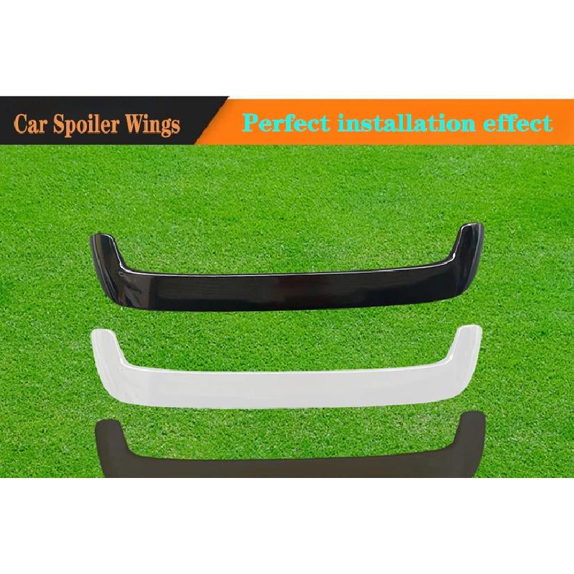 For 2013--2018 Peugeot 206 Hatchback Rear Roof Spoiler Trunk Lid Wings ABS Plastic Black Carbon Car Exterior Tuning Accessories