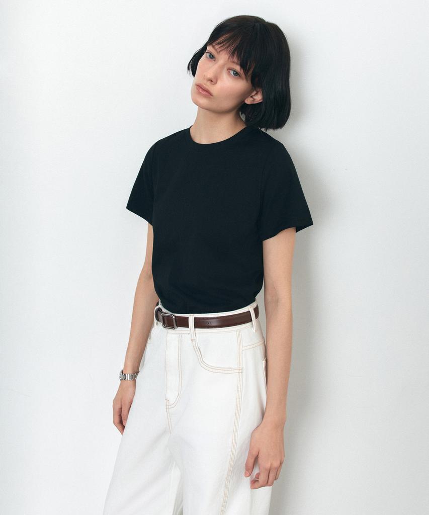 Siyajyu Sitp5242 Slim Regular Short Sleeve T-Shirt_Black