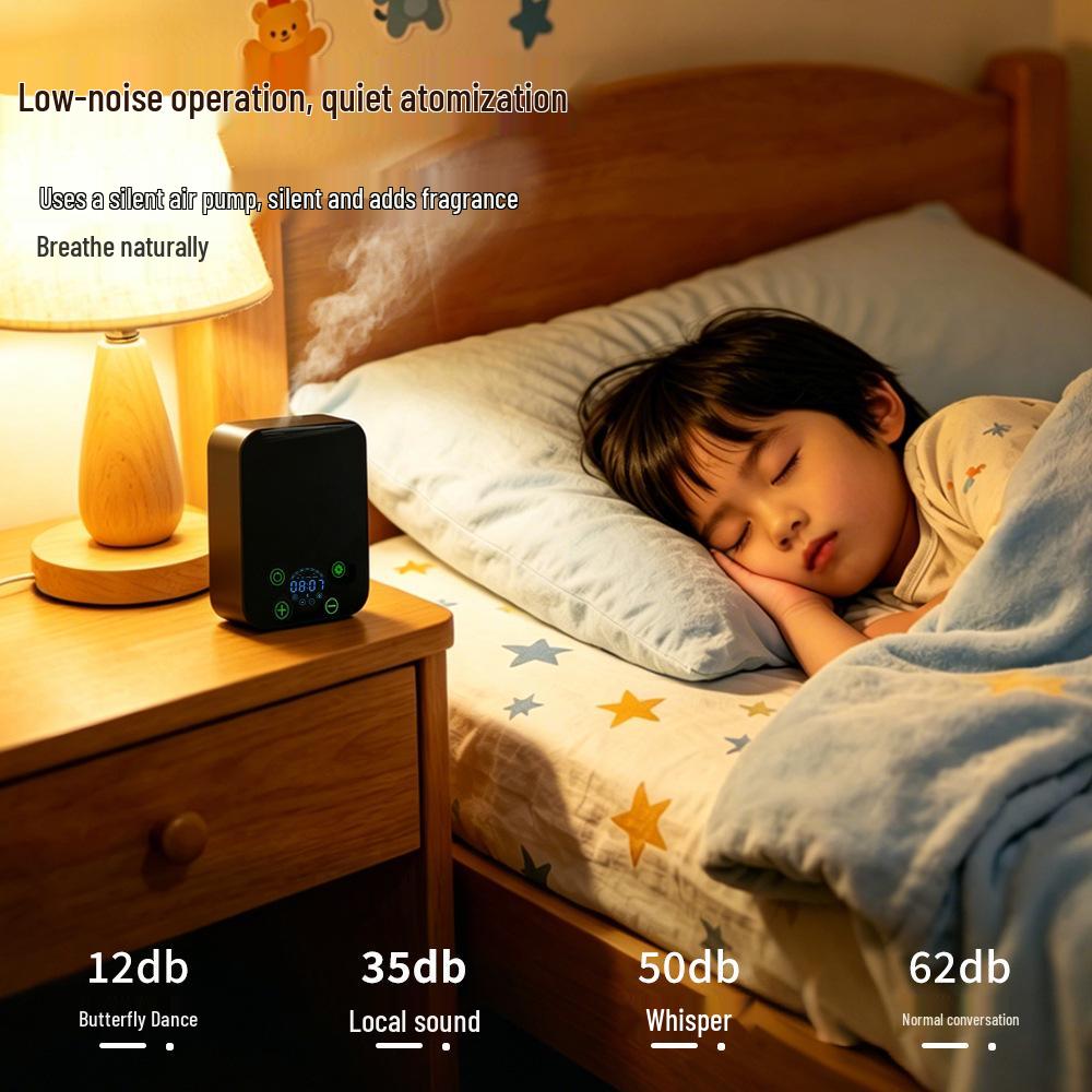 Wall-Mounted Smart Aroma Diffuser: Essential Oil Fragrance Dispenser for Hotel Lobby & Hallway Aromatherapy