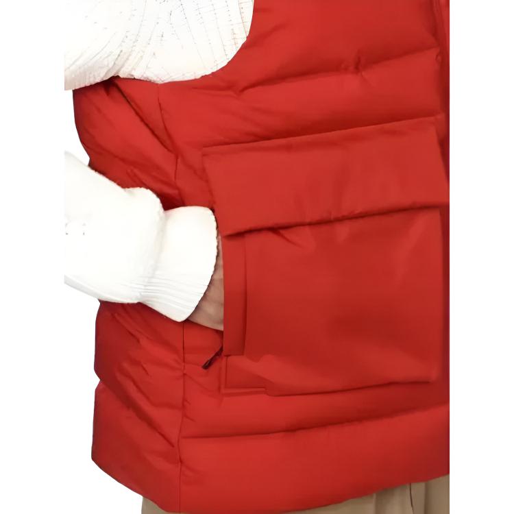 

Y-3 FW24 Plush Casual Hooded Zip Vest Men vest Red GL0970 S