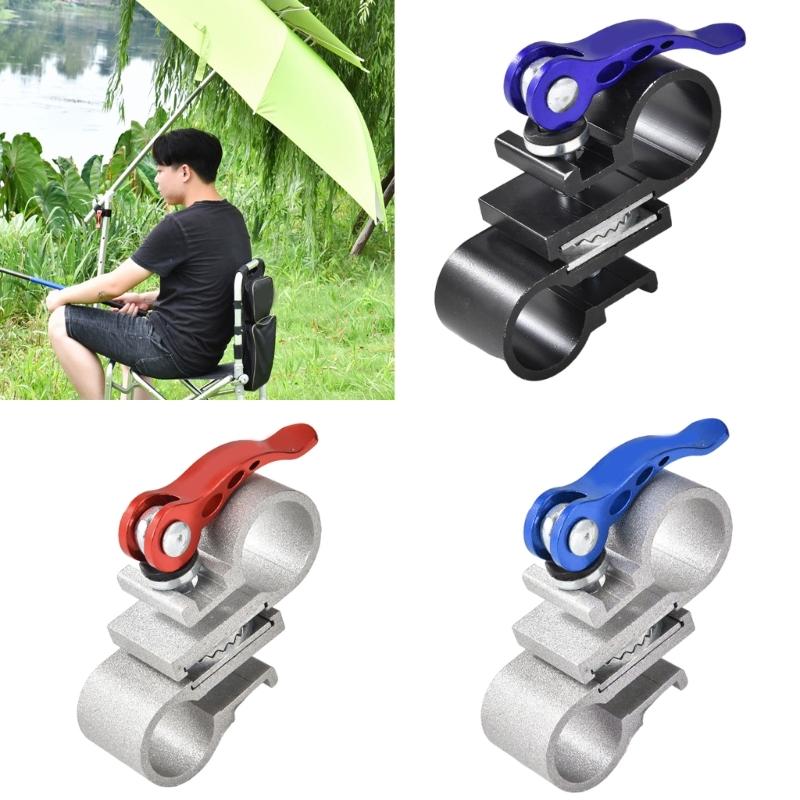 Aluminum Alloys Patios Umbrella Holder Fixed Clip Fishing Chair Clamp Stand Adjustable Umbrella Base Stand Clamp