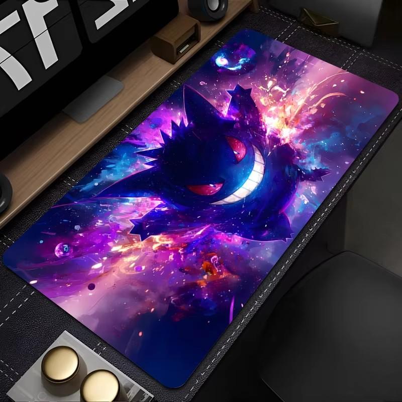 XXL Gengar Gaming Mouse Pad Large Keyboard Mat for PC Anime Gamer Desk Carpet Game Accessories Table Slipmat Computer