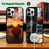 Basketbalový koš Sportovní pouzdro na telefon Pro iPhone17,16,15,14,13,12,11 Plus,Pro Magnetické s Magsafe Bezdrátové nabíjení