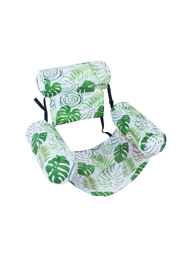 1pcs New Inflatable Water Hammock with Armrests PVC Floating Lounger Sofa for Adults Summer Print Pool Float Inflatable Lounger