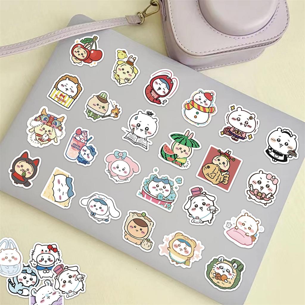 50 Pc Cute Cartoon Phone Case Decoration Sweet Potato Sticker