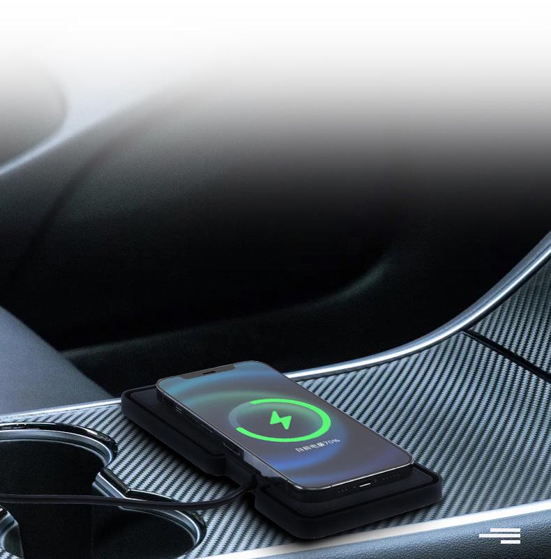 15W Low-Temp Fast Wireless Car Charger for Apple, Huawei, Samsung