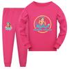 5555 Kinder Mädchen Nastya Aufdruck Langarm T-Shirt Hose Pyjama Nachtwäsche Schlafanzug Sets