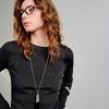 CHUYU Women's Wool Blend Slim Fit Crew Neck Long Sleeve Pullover
