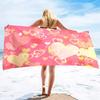 Valentine's Day Large Beach Towel for Adults and Lightweight Pool Towels Quick Dry Beach Towel Water Absorbent Towels for Travel