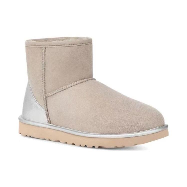 (WMNS) UGG Classic Mini Shine Boots 'Goat' Women's 1120872-GOA