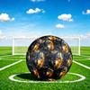 1pc Wolf Flames Size 5 Soccer Ball Professional Match Training Football Indoor &Outdoor Sports Ball Lightweight Durable C6533
