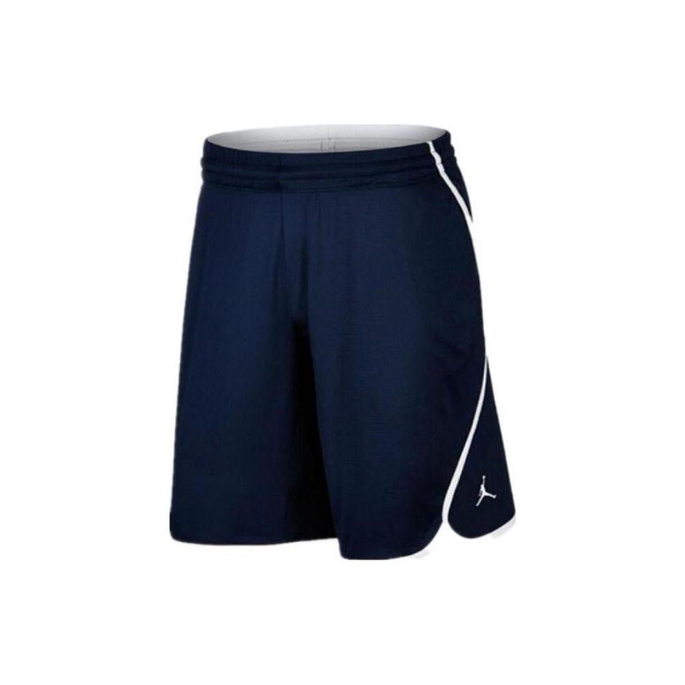 

Мужские дышащие баскетбольные шорты Jordan Flight с боковыми разрезами, темно-синие 865851-419