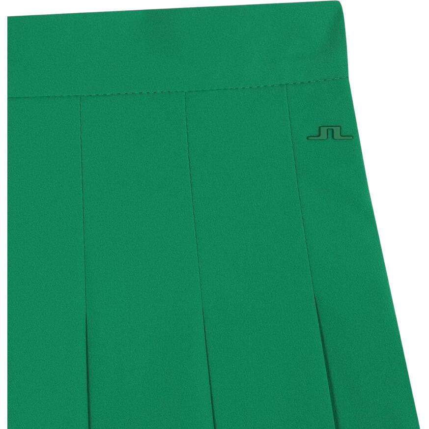 J.Lindeberg Solid Color Golf Pleated Casual Skirt Women skirts Green GWSD07818-M376