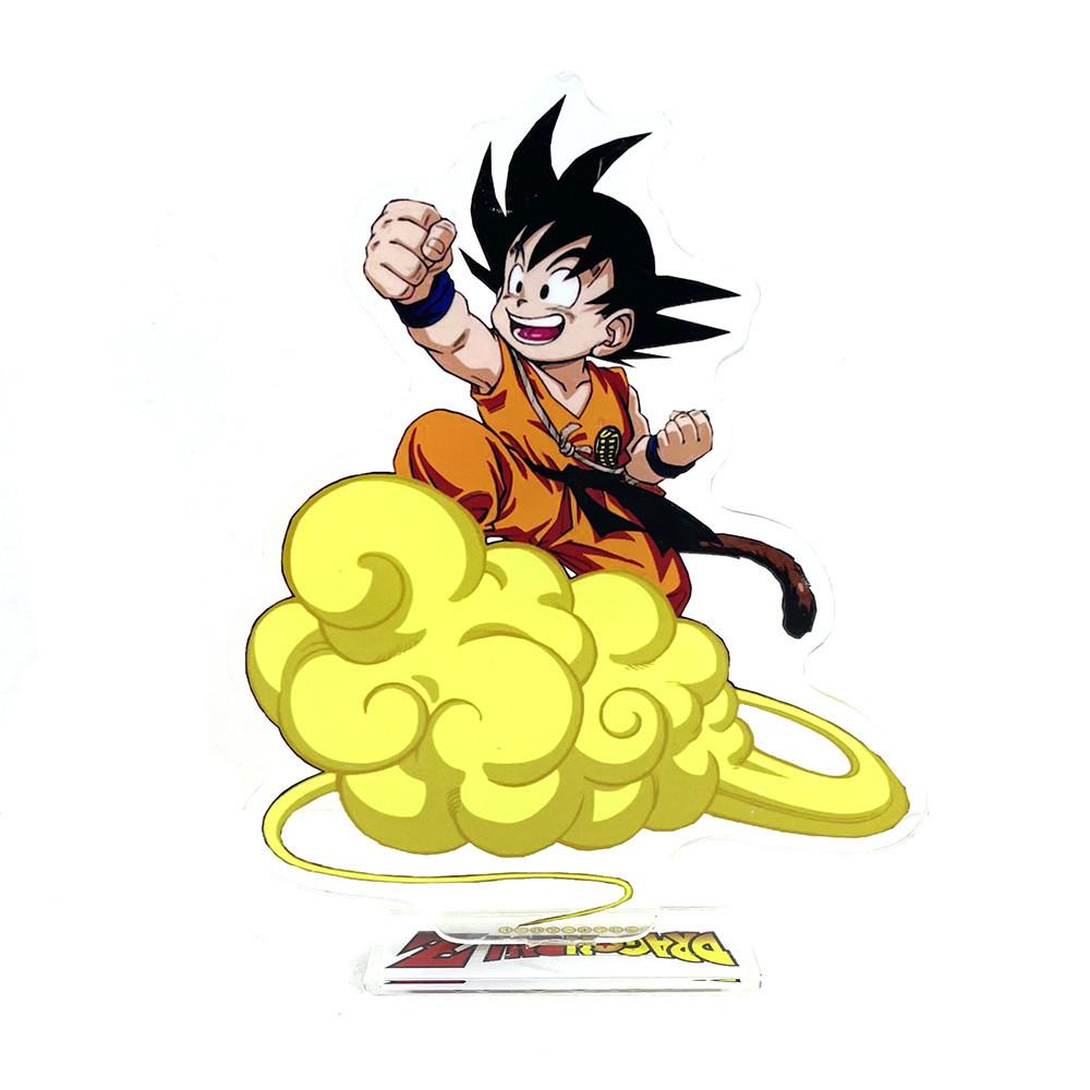 Son Goku and Somersault Cloud Childhood  Anime Acrylic Stand Standee Toy Figure
