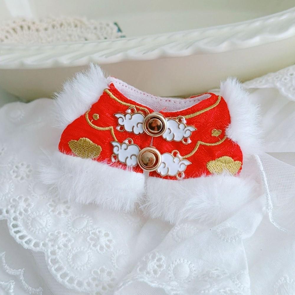 1 set Dancing Lion Doll Clothes Outfit Chinese Style Doll Dress Up Set  New Year Gift