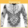 Sweatshirts 3d Print Vikings Mens Classic Wolf Mens Hoodies Jacket Spring Autumn Fashion Pullovers Hip Hop Punk Oversized Clo