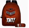 Minecraft Schoolbag Children'S Backpack Cartoon Animation Backpack Pencil Case