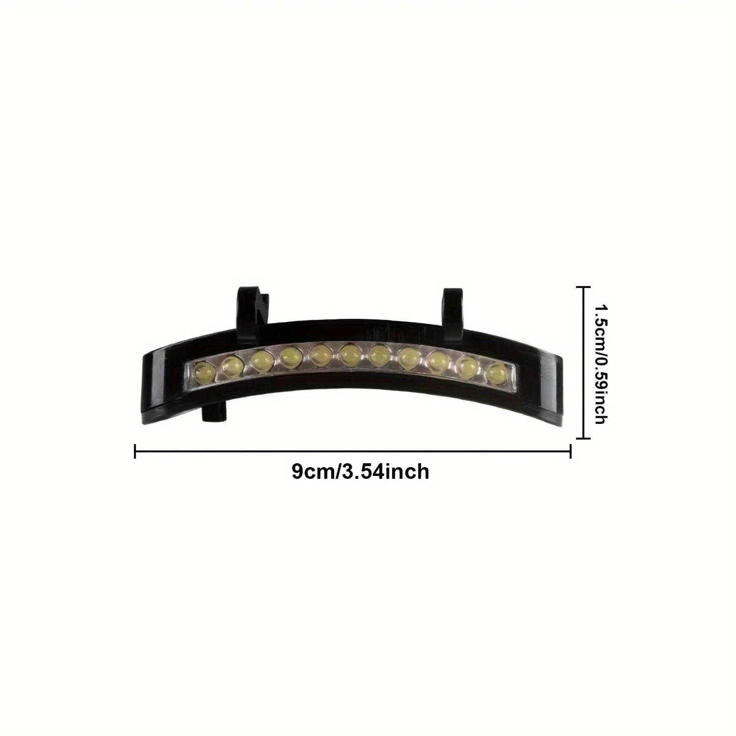 

Outdoor LED Hat Clip Light Super Bright Headlamp Clip on Cap Hat Torch for Fishing Camping Hunting чорний